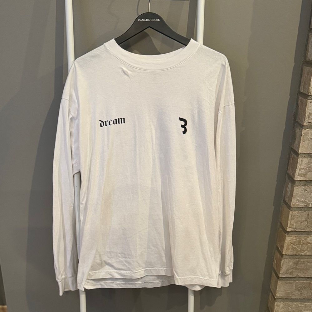 Men’s Bum Fitness White Long Sleeve Shirt